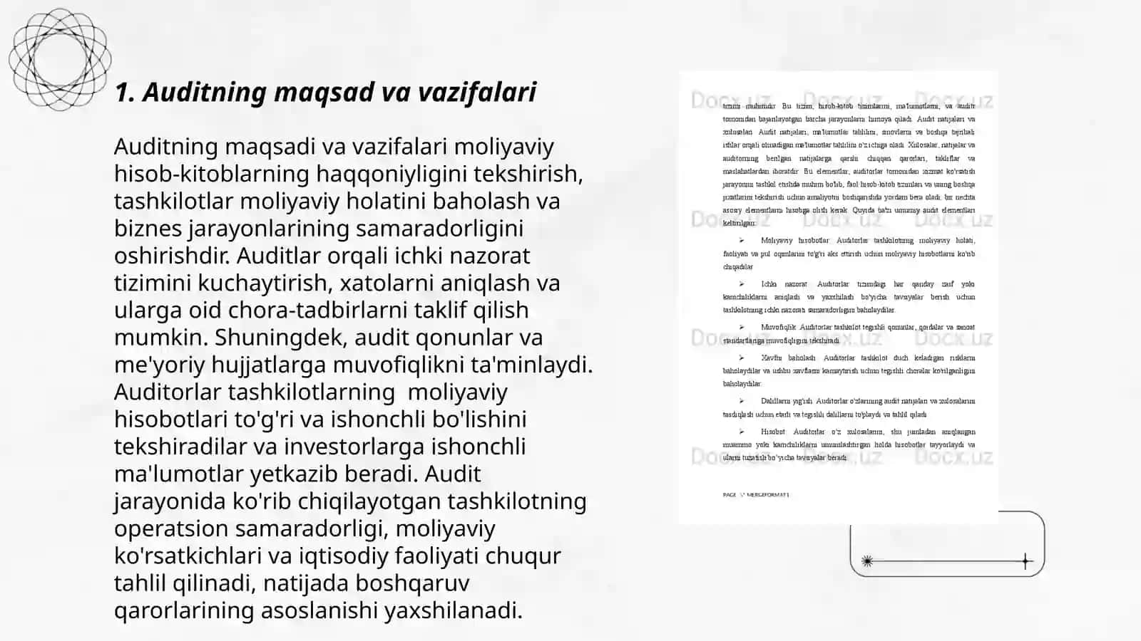 Auditda tanlab tekshirish uslubi 3