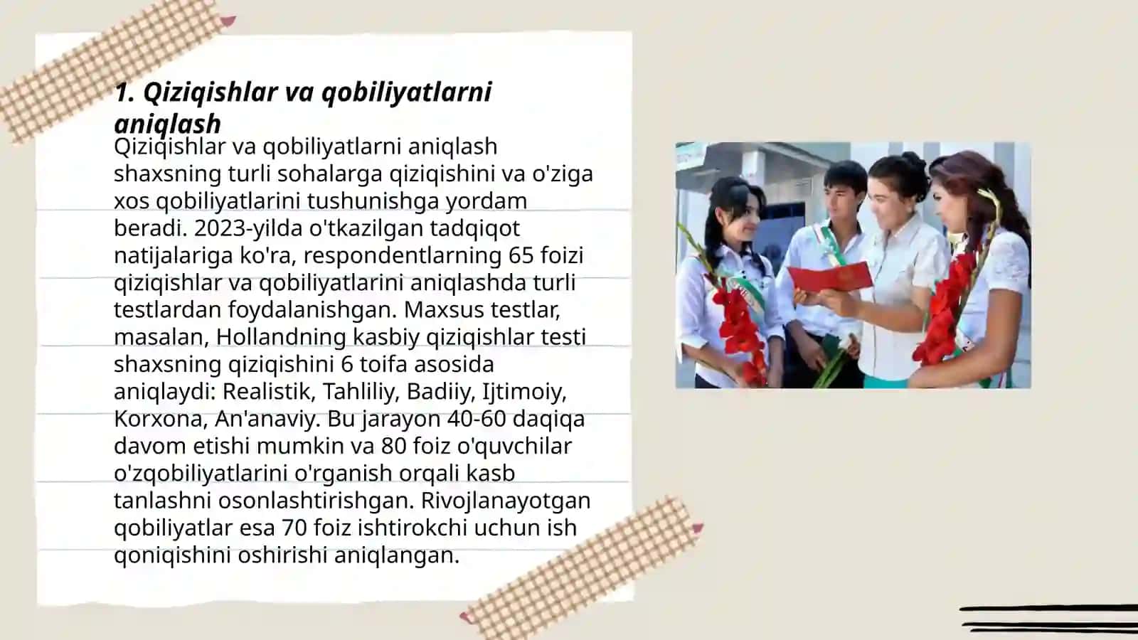 Qiziqishlar va qobiliyatlarni aniqlash 3