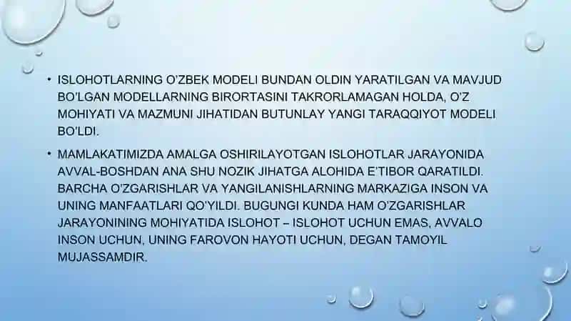 O'zbekiston eng yangi tarixi fanidan mustaqil ish 3
