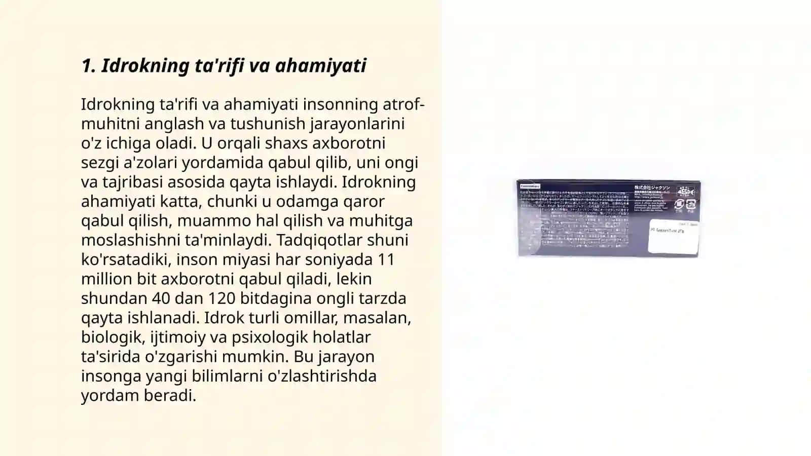 Idrokning individual farqlari va uning rivojlanishi 3