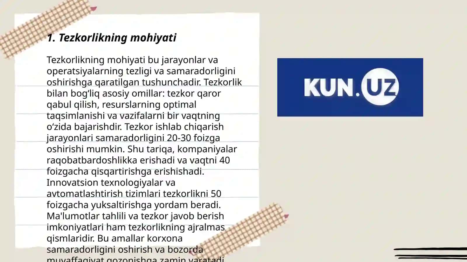 Tezkorlikning mohiyati 3