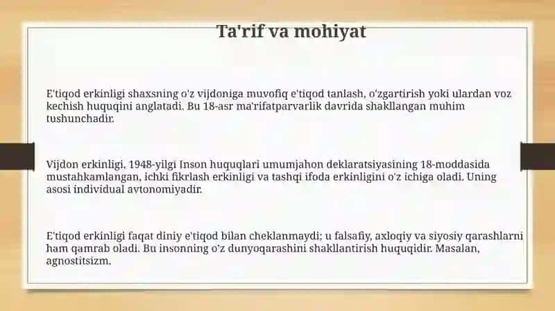 Vijdonvae'tiqoderkinliginingta'rifi 3