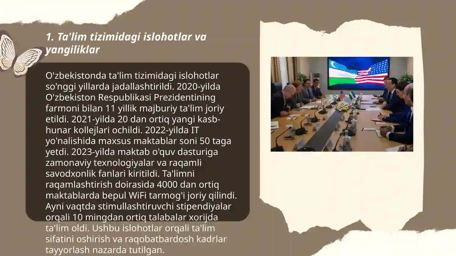 Ta'lim tizimidagi islohotlar va yangiliklar 3