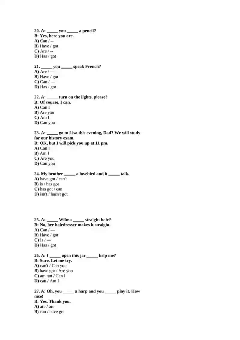Questions and Answers about Pronouns: Subject and Object Pronouns 3