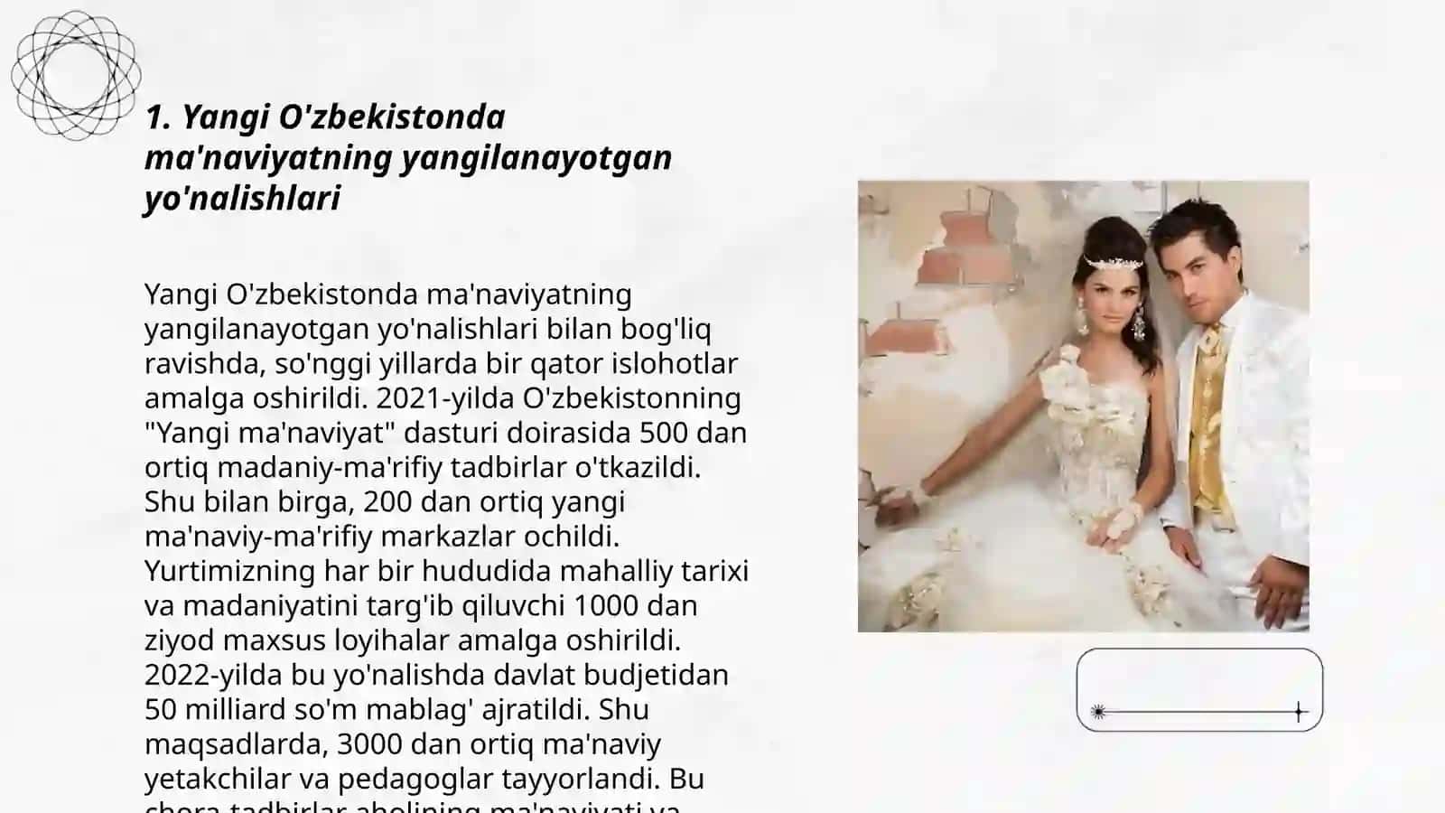 Yangi O'zbekistonda amalga oshirilayotgan ma'naviy o'zgarishlar 3