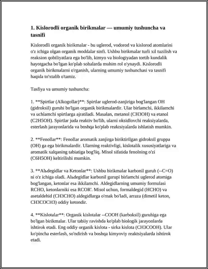 Kislorodli organik birikmalar 3
