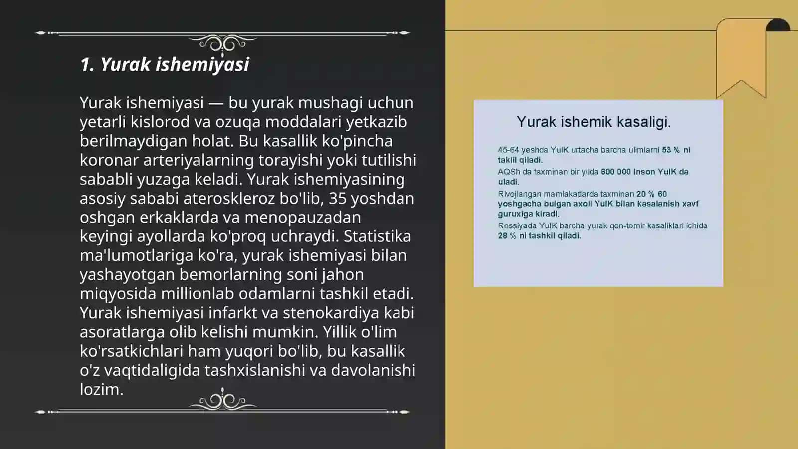 Yurak ishemiyasi 3
