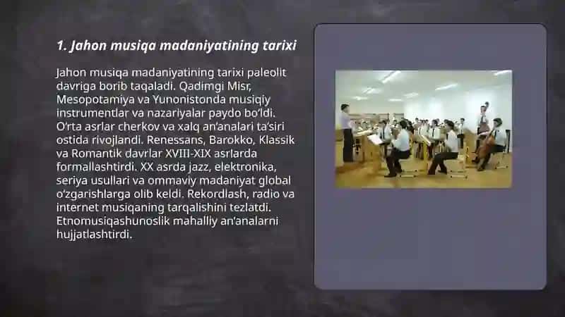 Jahon musiqa madaniyati 3