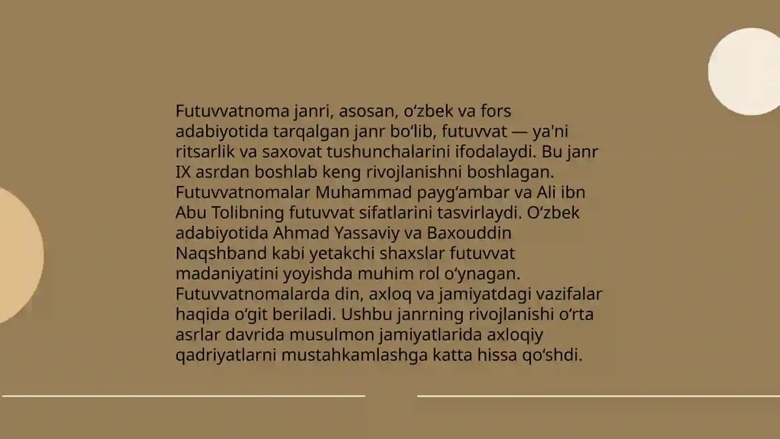 "Futuvvatnomai sultoniy" asari 3