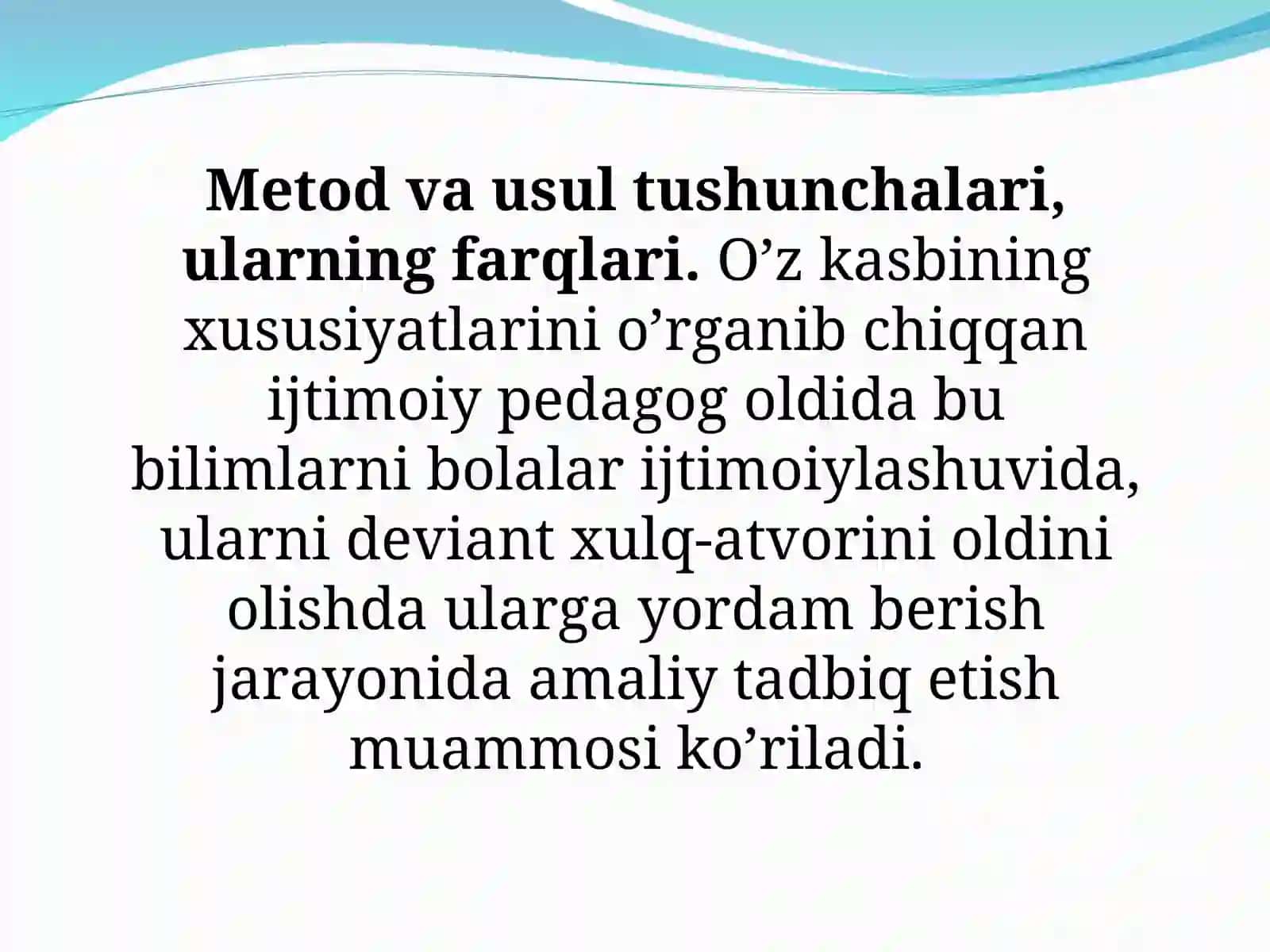 Ijtimoiy-pedagogik faoliyat metodlari mohiyati 3
