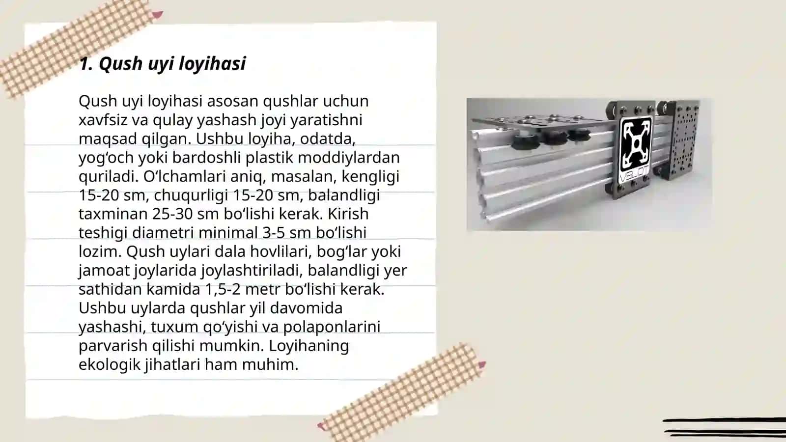 Qush uyi loyihasi 3
