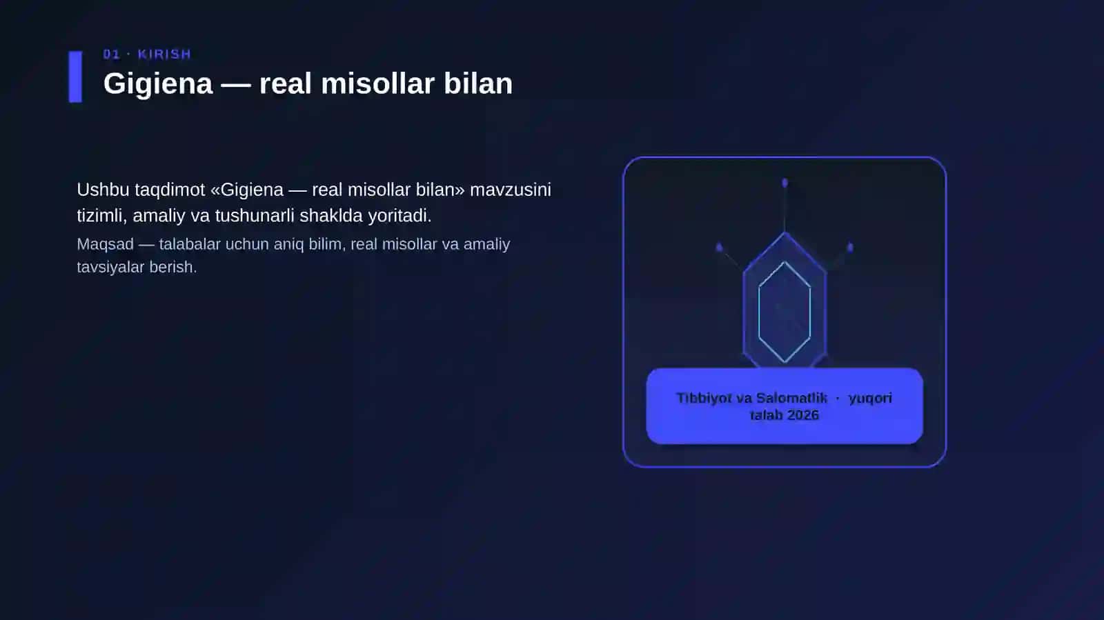 Gigiena — real misollar bilan 3
