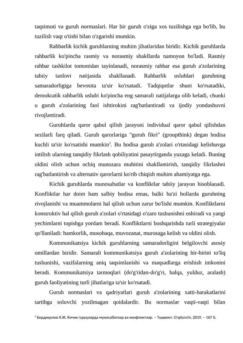 KICHIK GURUHLAR PSIXOLOGIYASI 3