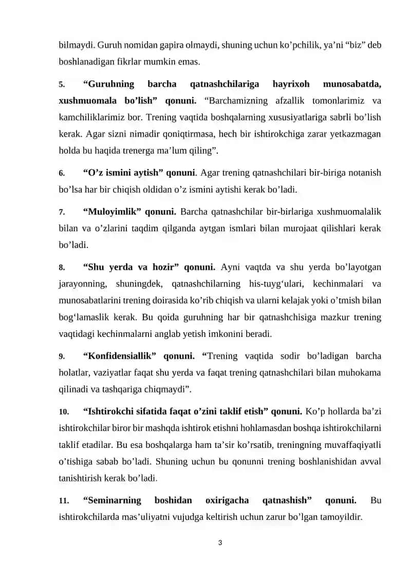 Sosial psixologik trening 3