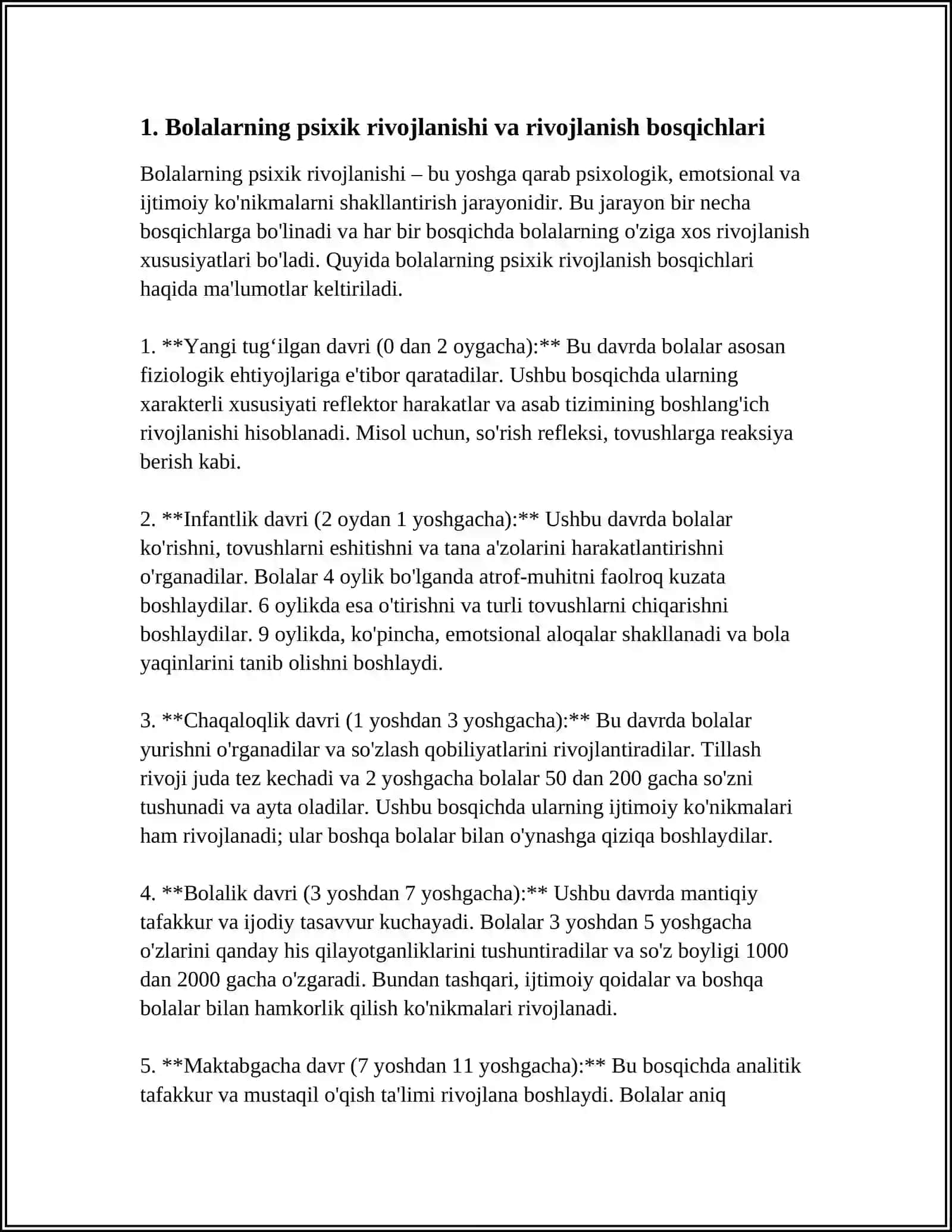 BOLALAR PISIXOLOGIYASI 3