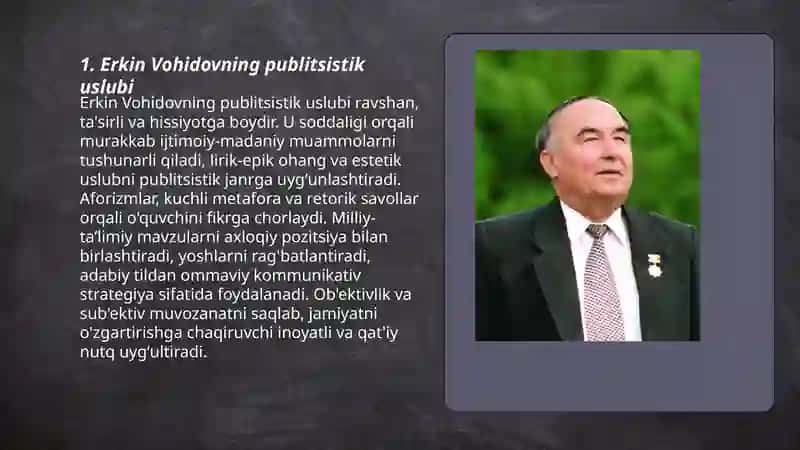 Erkin Vohidovning publitsistik mahorati 3