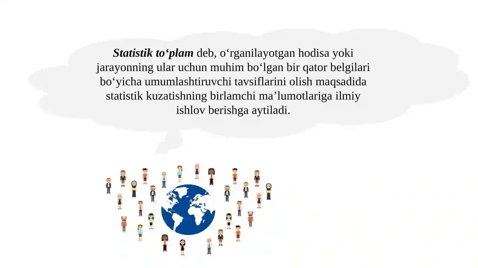 Statistik ma’lumotlarni tuzish va guruhlash 3
