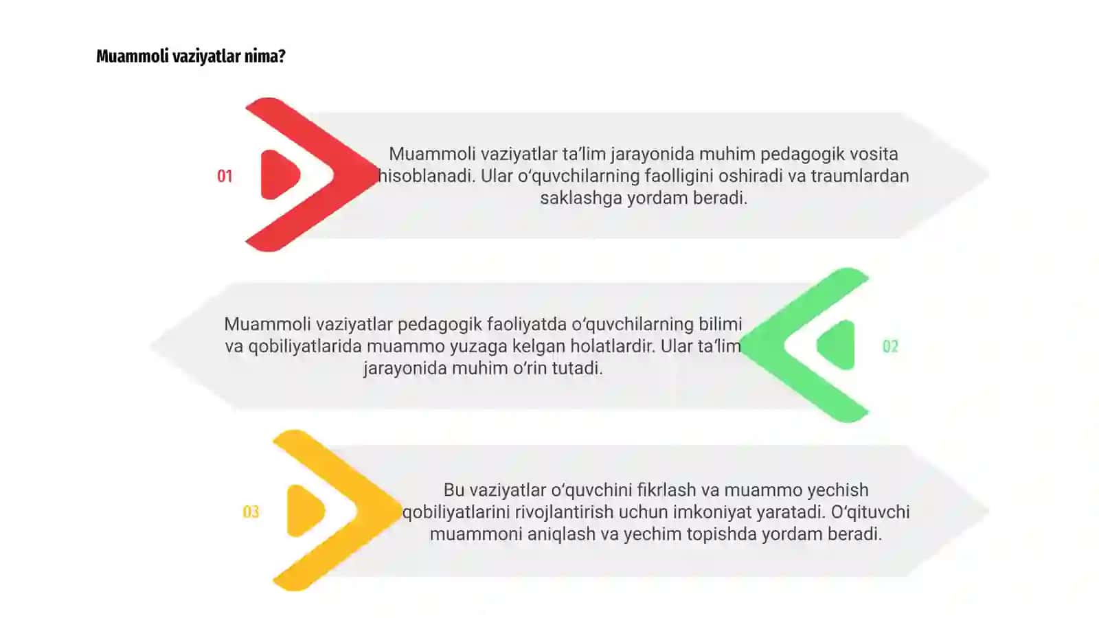 Pedagogik faoliyatda muammoli vaziyatlar 3