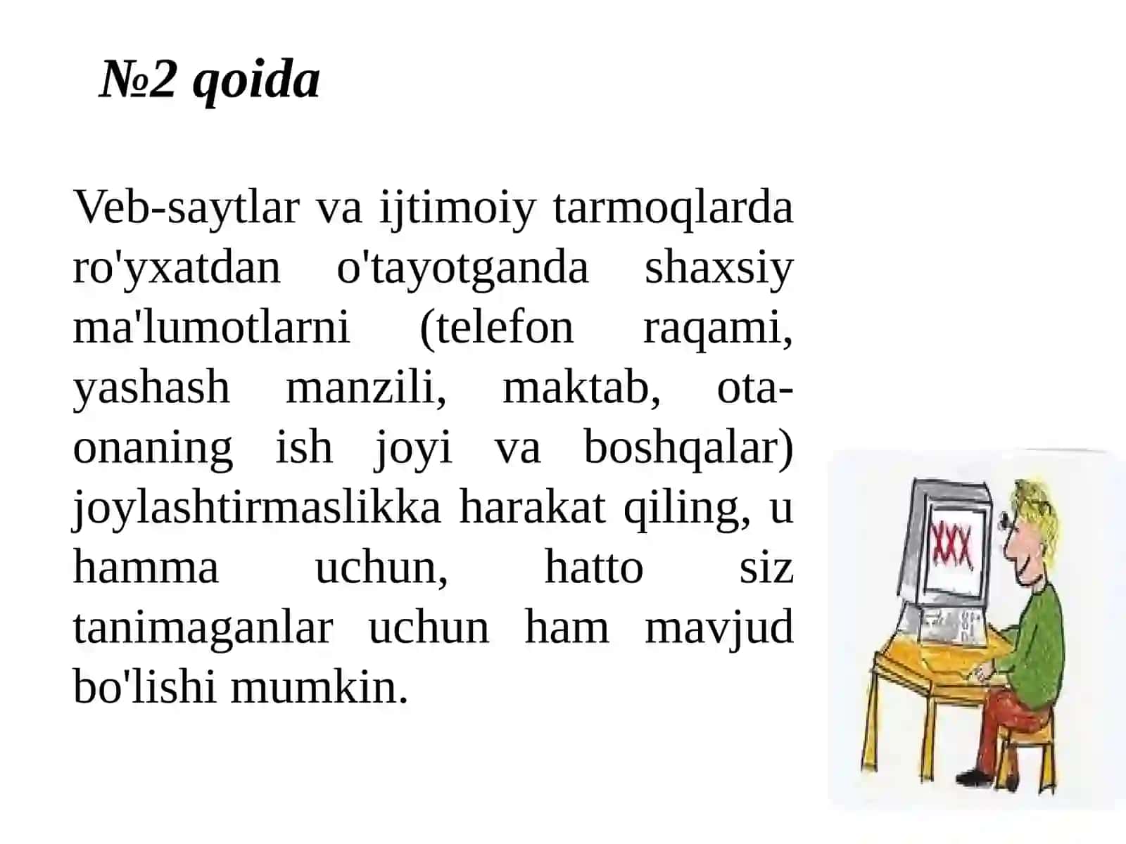 Ijtimoiy tarmoq xavfsizligi qoidalari 3