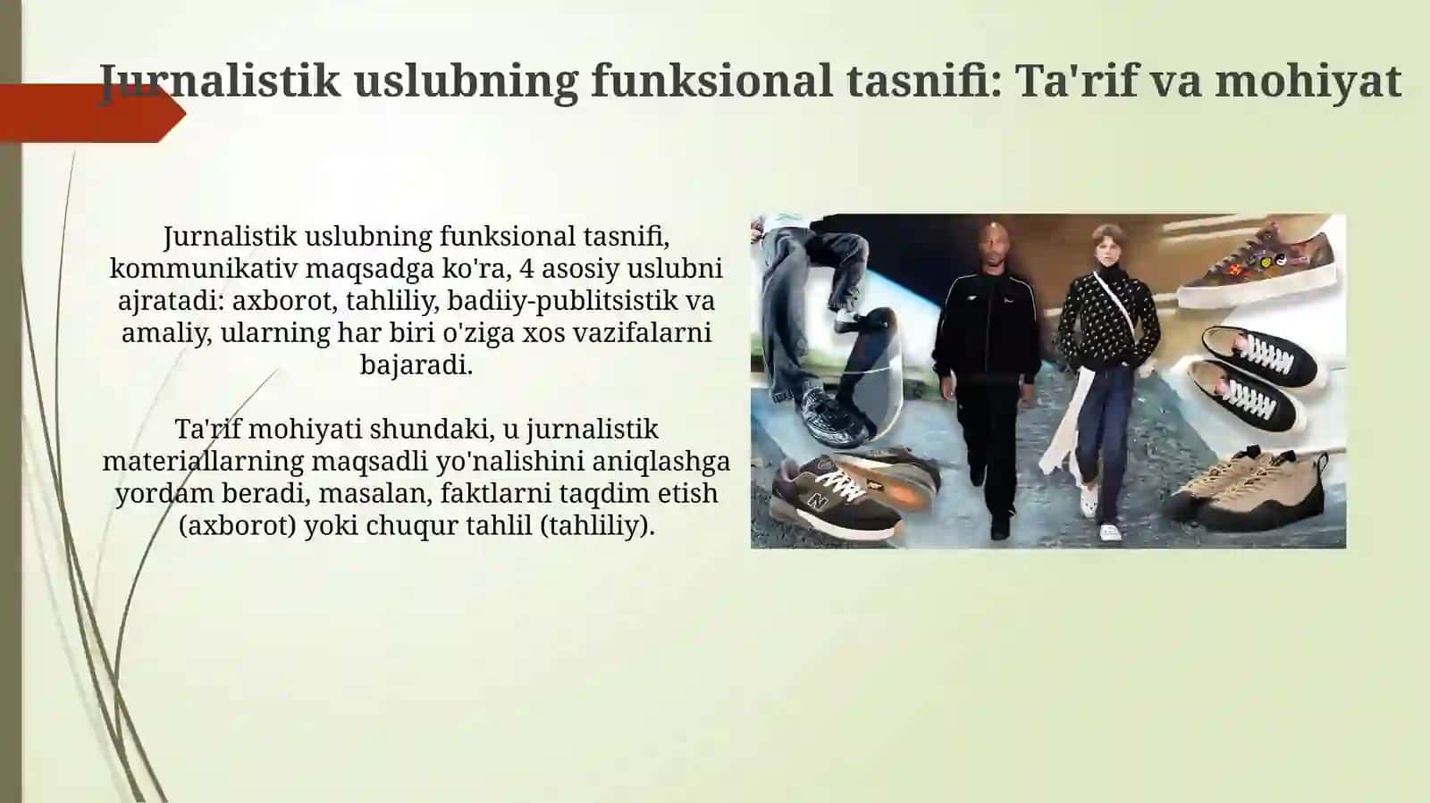 Jurnalistik uslubning funksional tasnifi 3