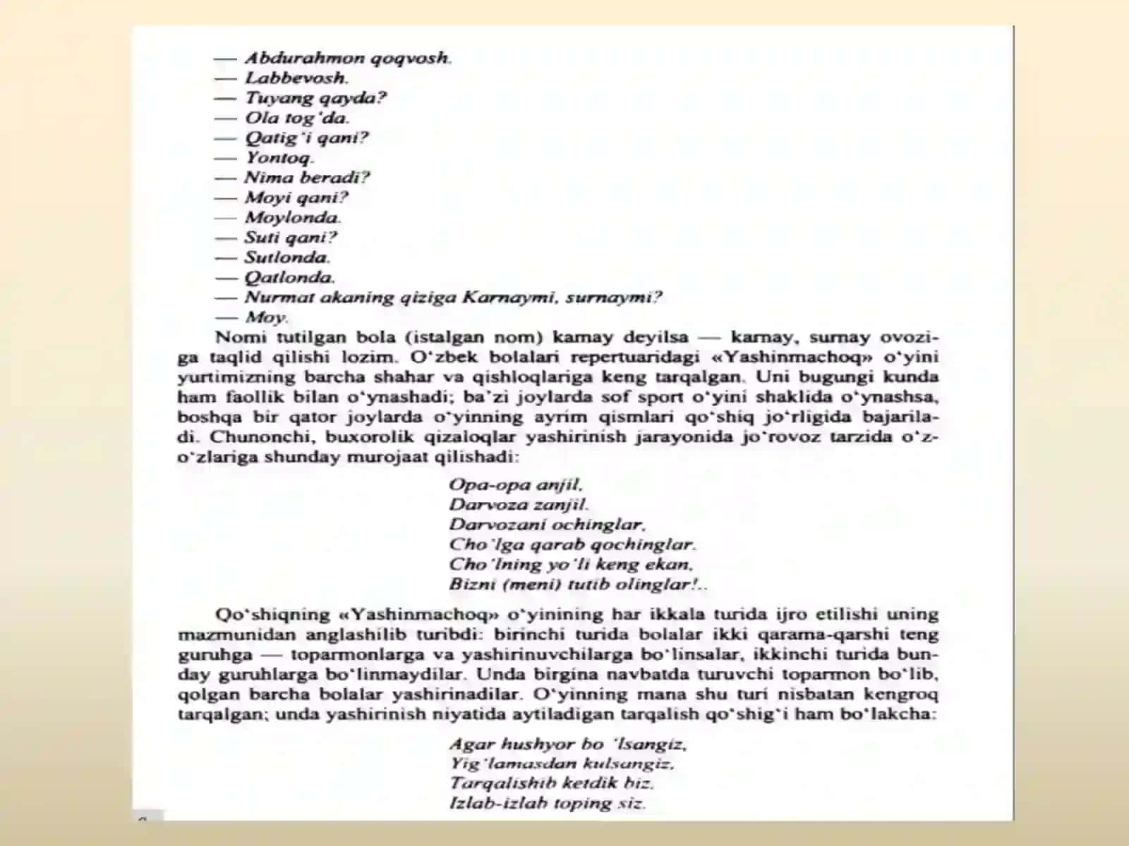 Bolalar o'yinlari 3