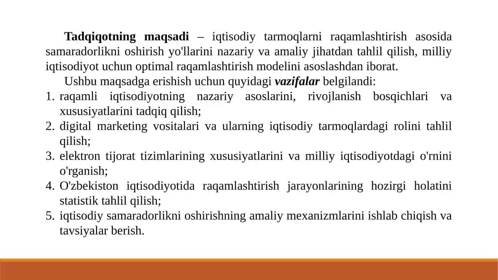 IQTISODIY TARMOQLARNI RAQAMLASHTIRISH ASOSIDA SAMARADORLIGNI OSHIRISH 3