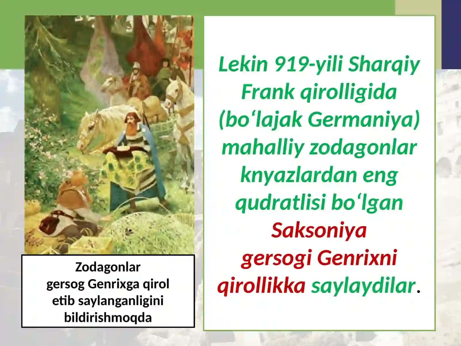 7-sinf Jahon tarixi Muqaddas Rim imperiyasi dars taqdimot 3