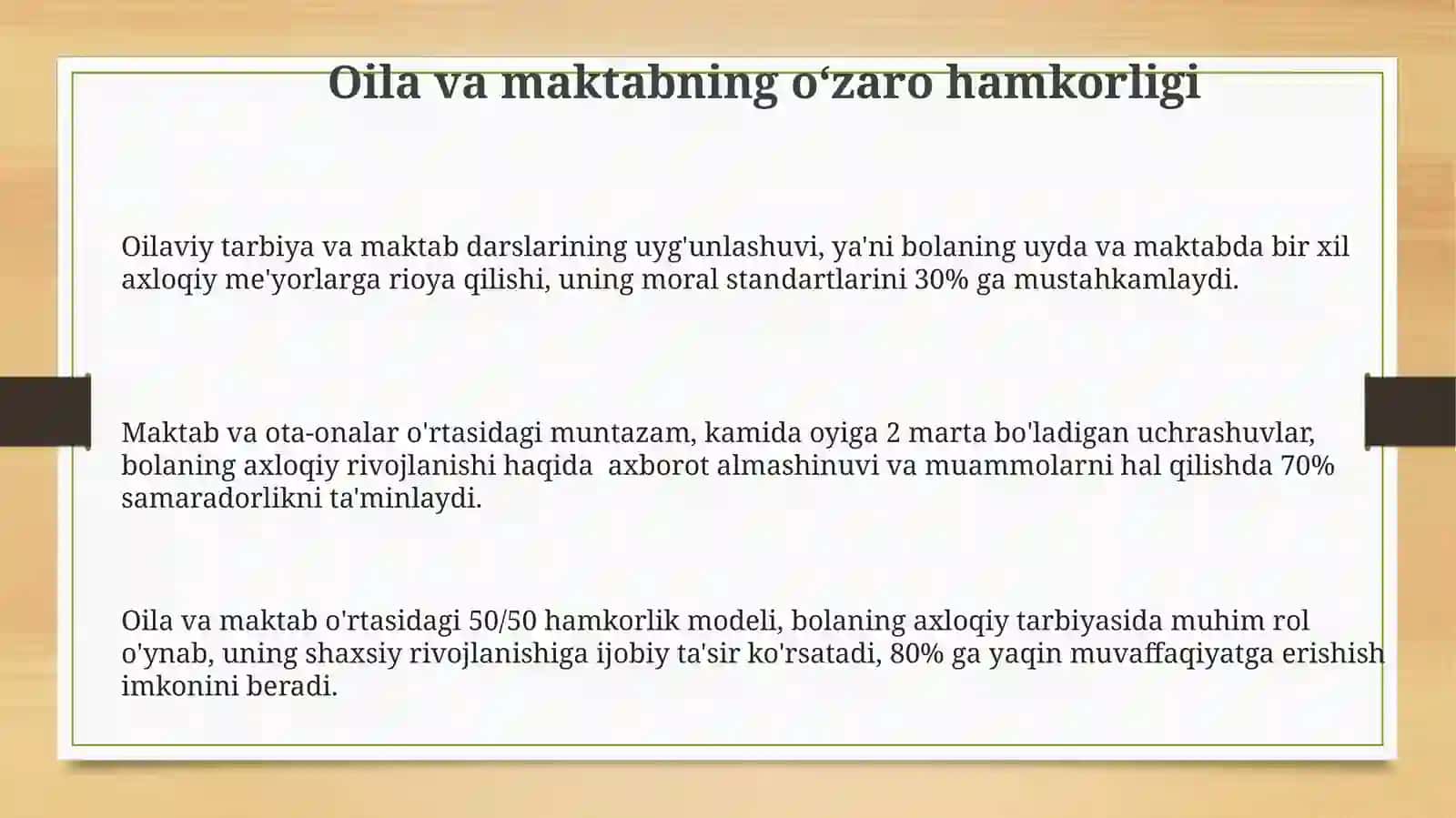 Yuksak ma'naviy ongni shakllantirish metodlari 3