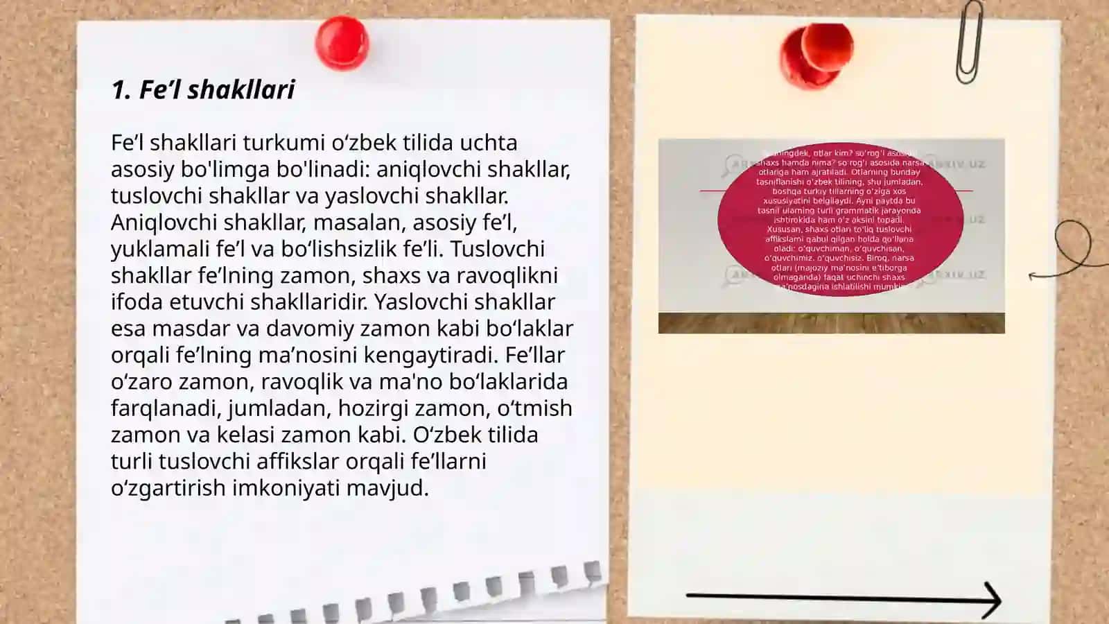 Feʼlning grammatik kategoriyalari 3