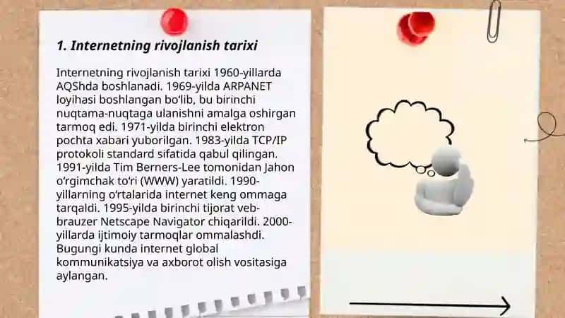 Internet va unda axborot almashinuvining o‘ziga xosligi 3