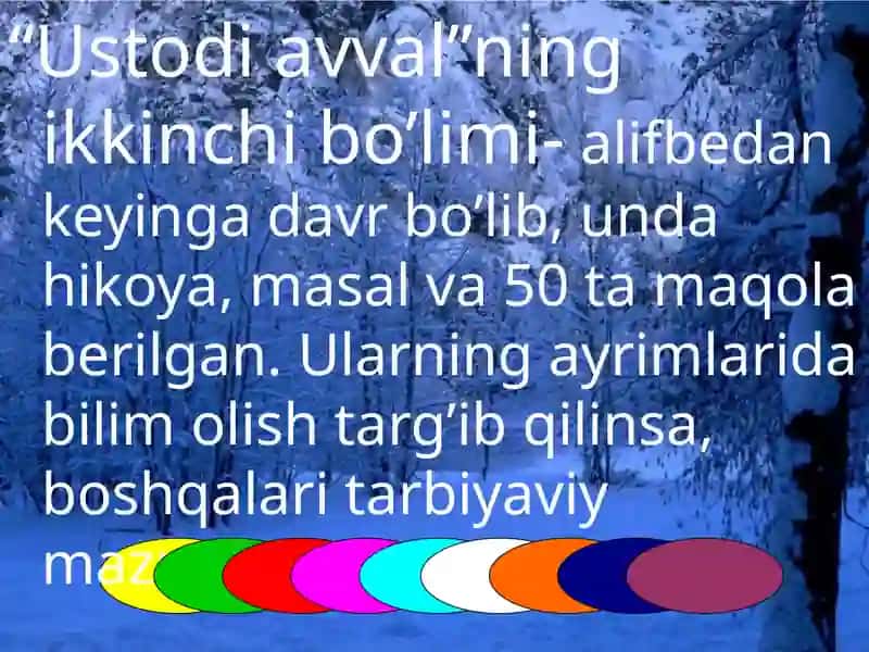 Ustodi avval 3