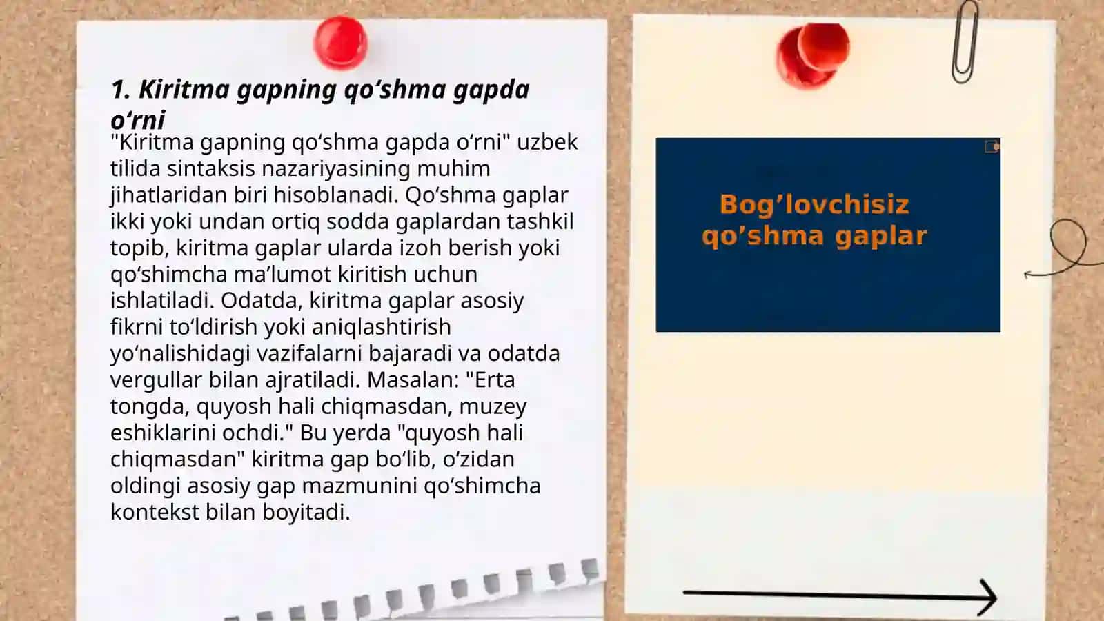 Kiritma gapli qoʼshma gaplarda tinish belgilarining ishlatilishi 3