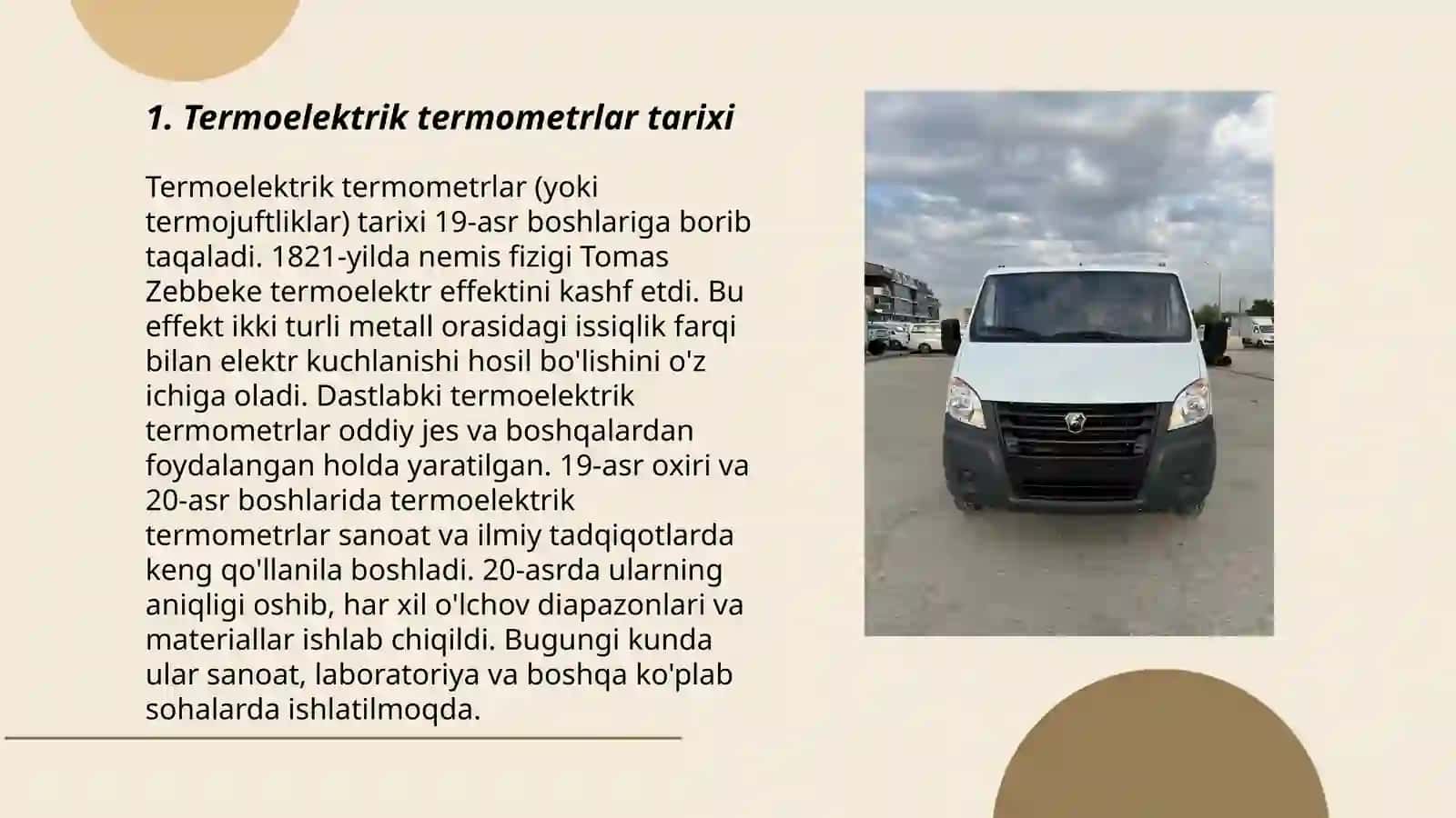 Termoelektrik termometrlar tarixi 3