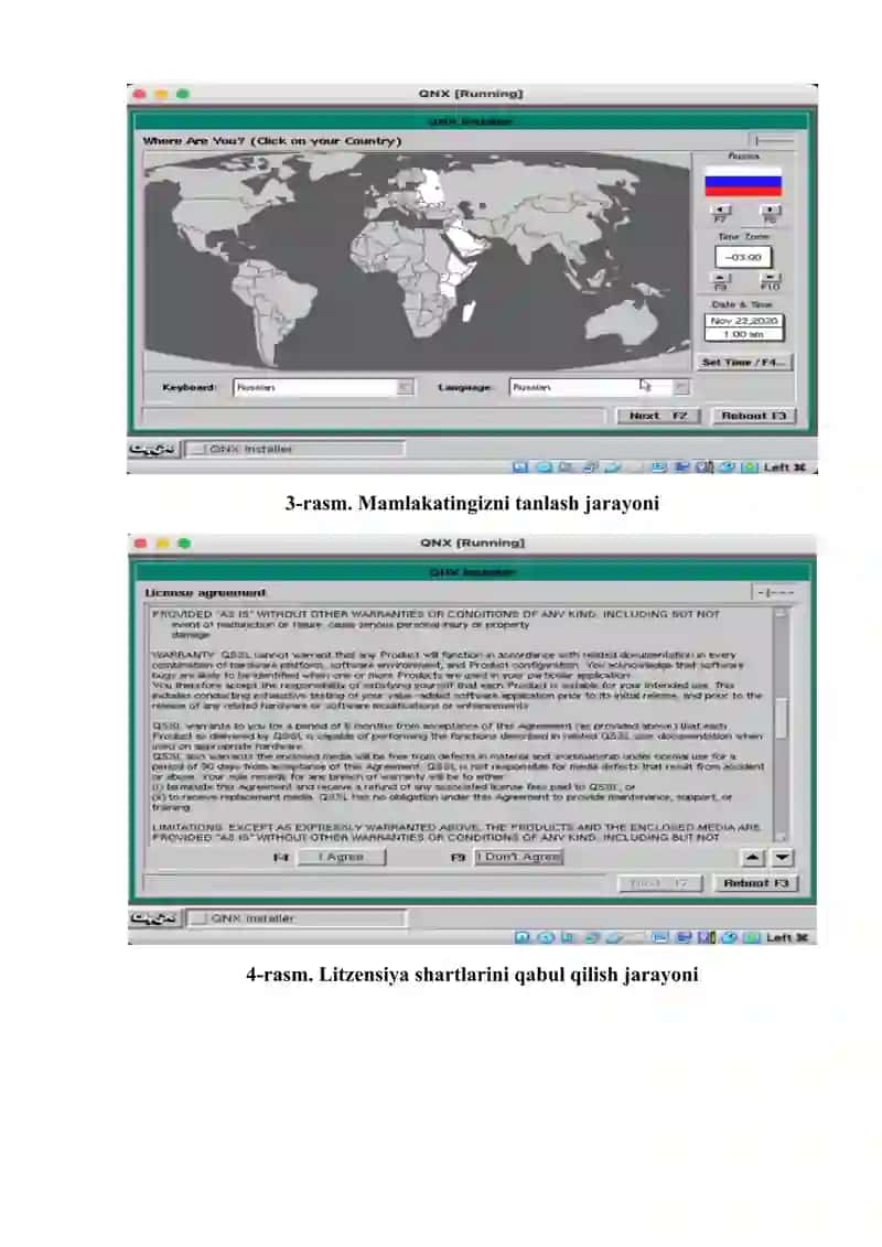 QNX operatsiyon tizimi 3
