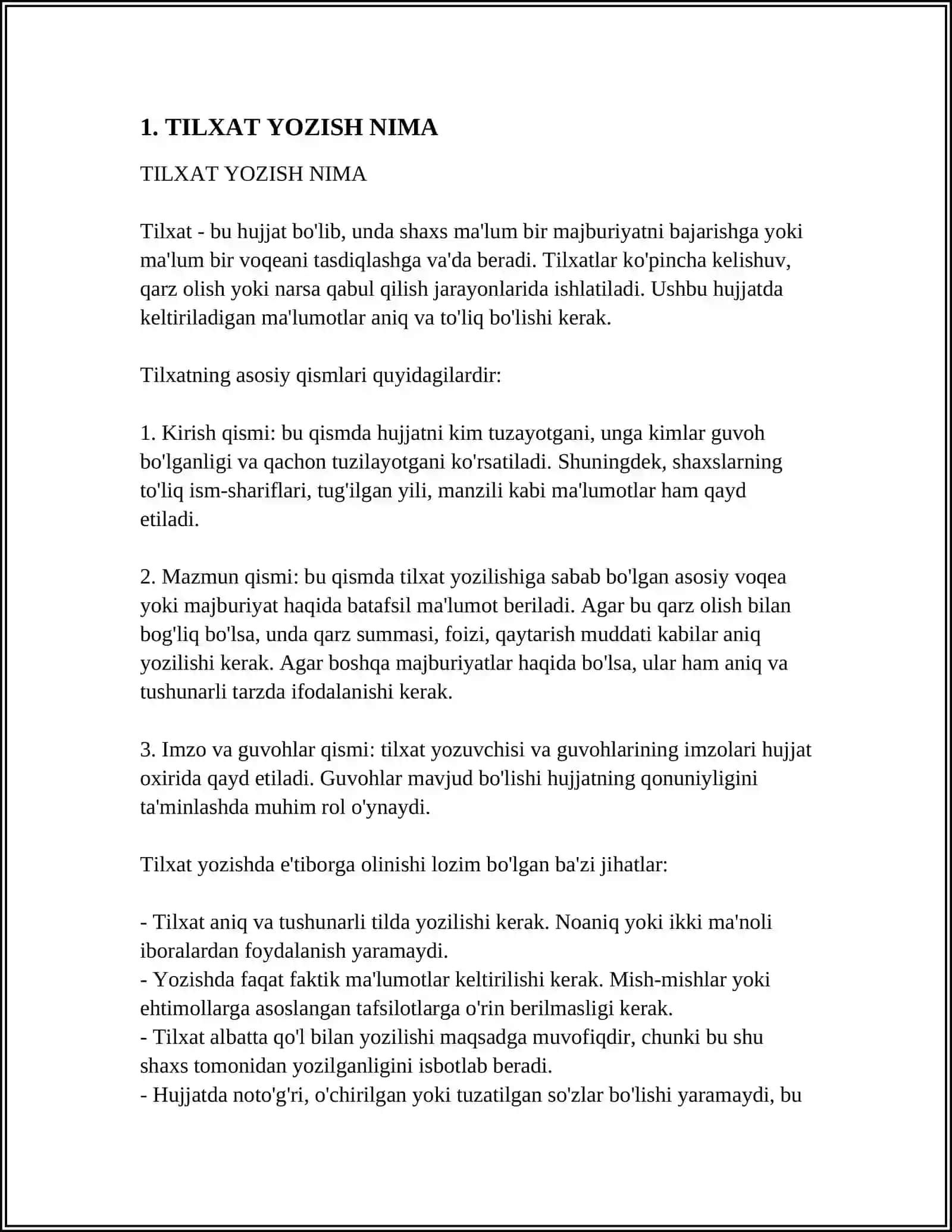 TILXAT YOZISH TARTIBI BILAN TANISHISH 3