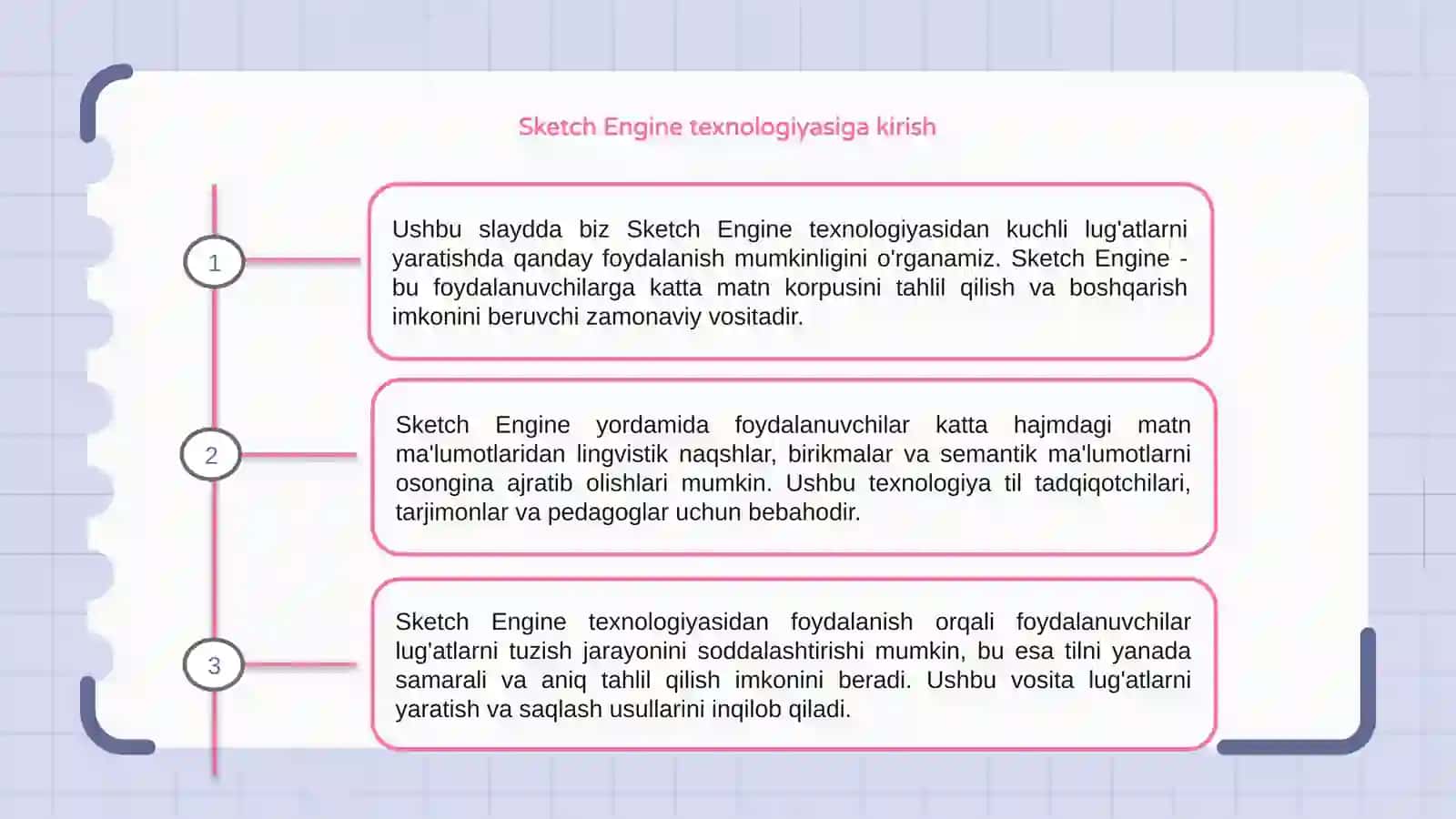 Sketch Engine texnologiyasi yordamida lugʻat yaratish 3