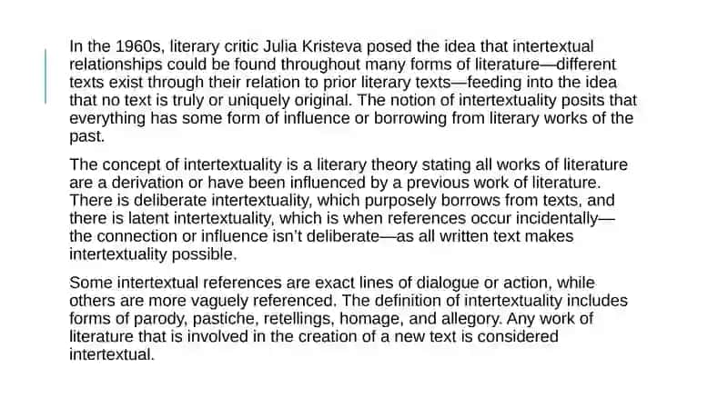 Intertextuality 3