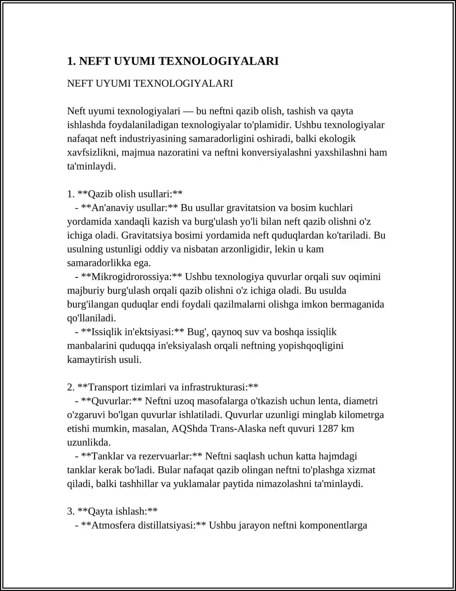 NEFT UYUMLARINING ISHLATISHNING YANGI METITLARI 3