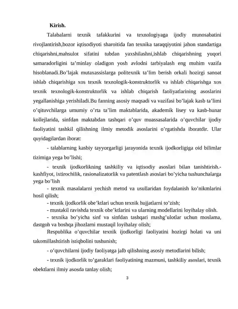 Samalyotlarni loyixalash va modellashtirish 3