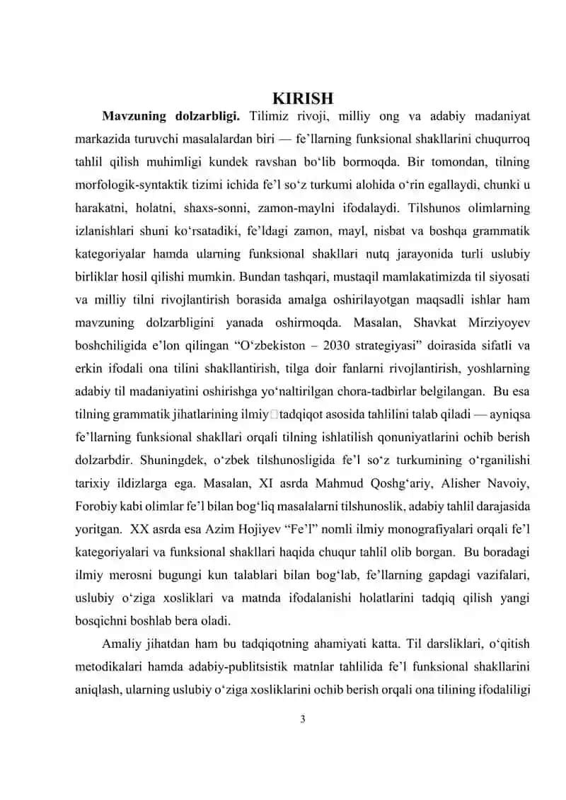 Fe'lning funksional shakllari tahlili 3