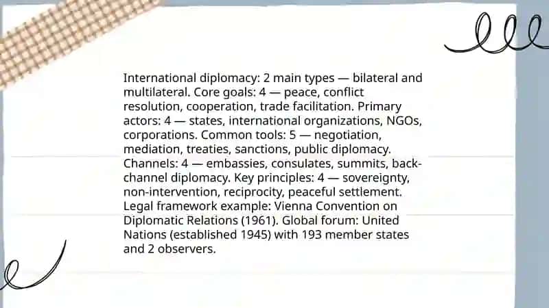 International Diplomacy 3
