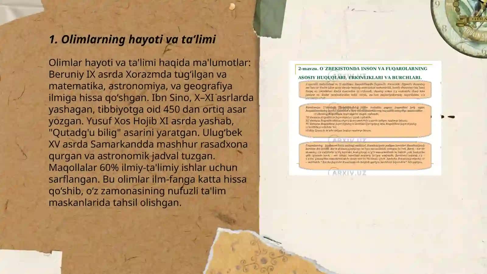 Olimlarning hayoti va taʼlimi 3