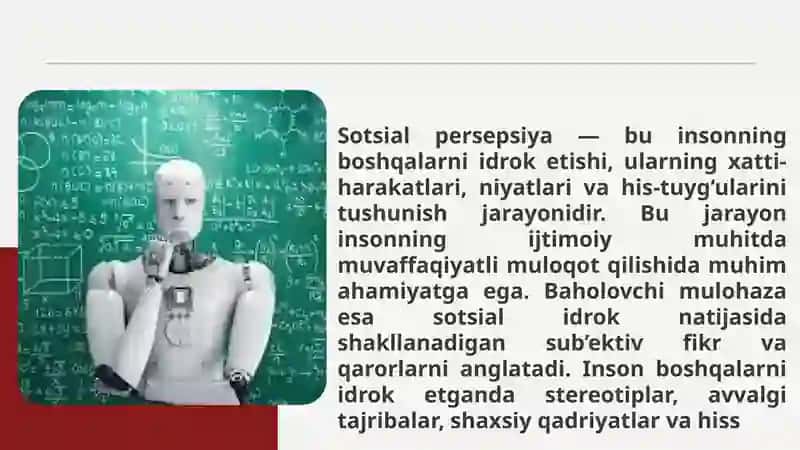 Sotsial Persepsiya va Baholovchi Mulohaza 3