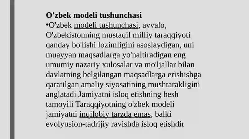 O’zbekiston Mustaqil Taraqqiyoti 3
