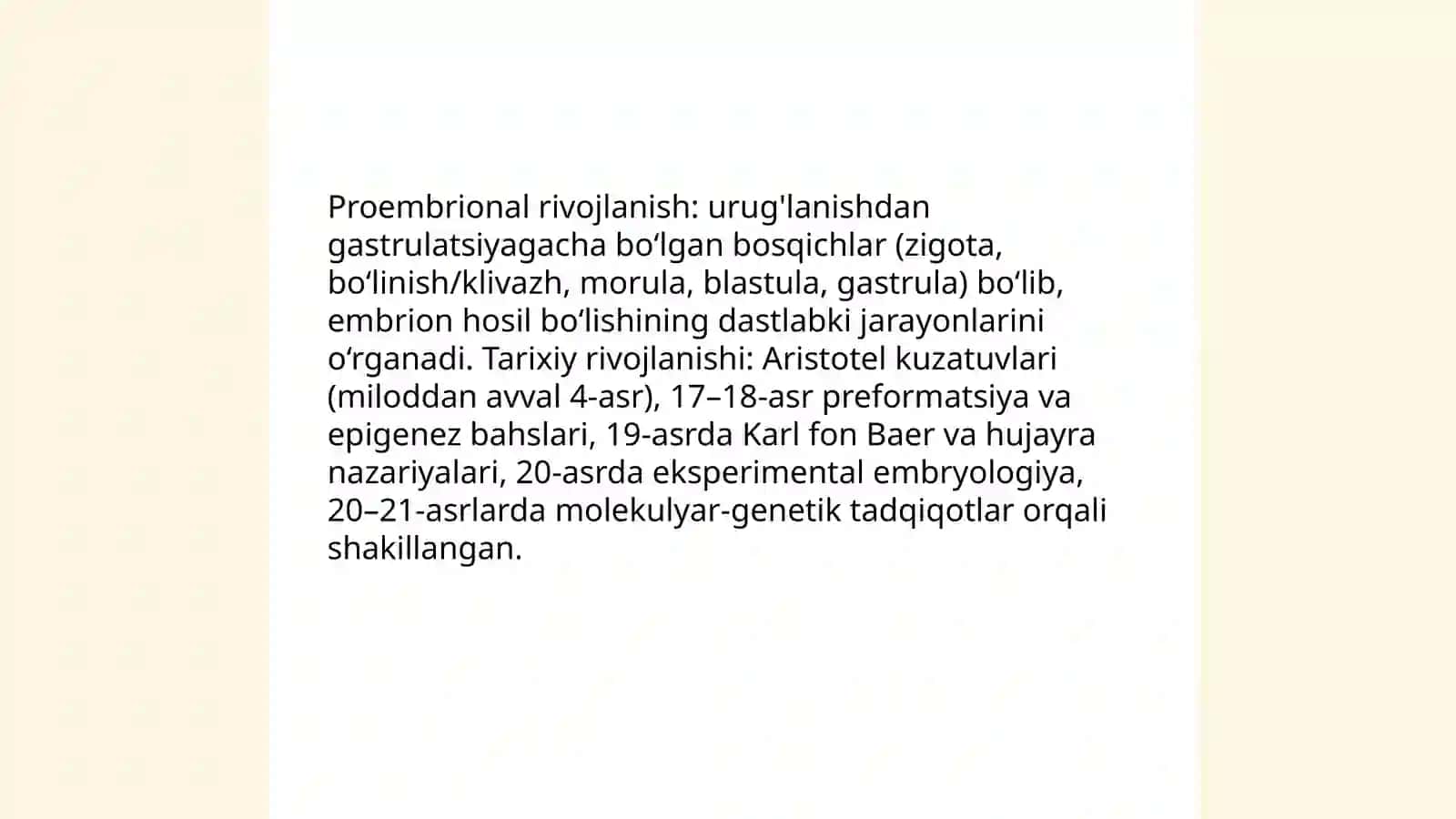Proembrional rivojlanishning umumiy qonuniyatlari 3