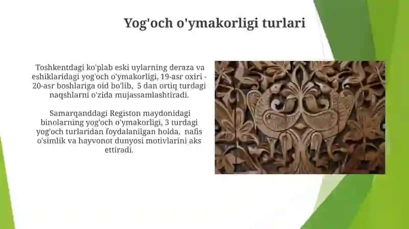 Ganch o'ymakorligi sanati 3
