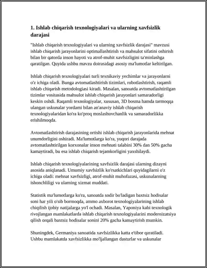 ISHLAB CHIQARISHDA SHIKASTLANISHGA OLIB KELADIGAN SABABLAR VA OMILLAR 3