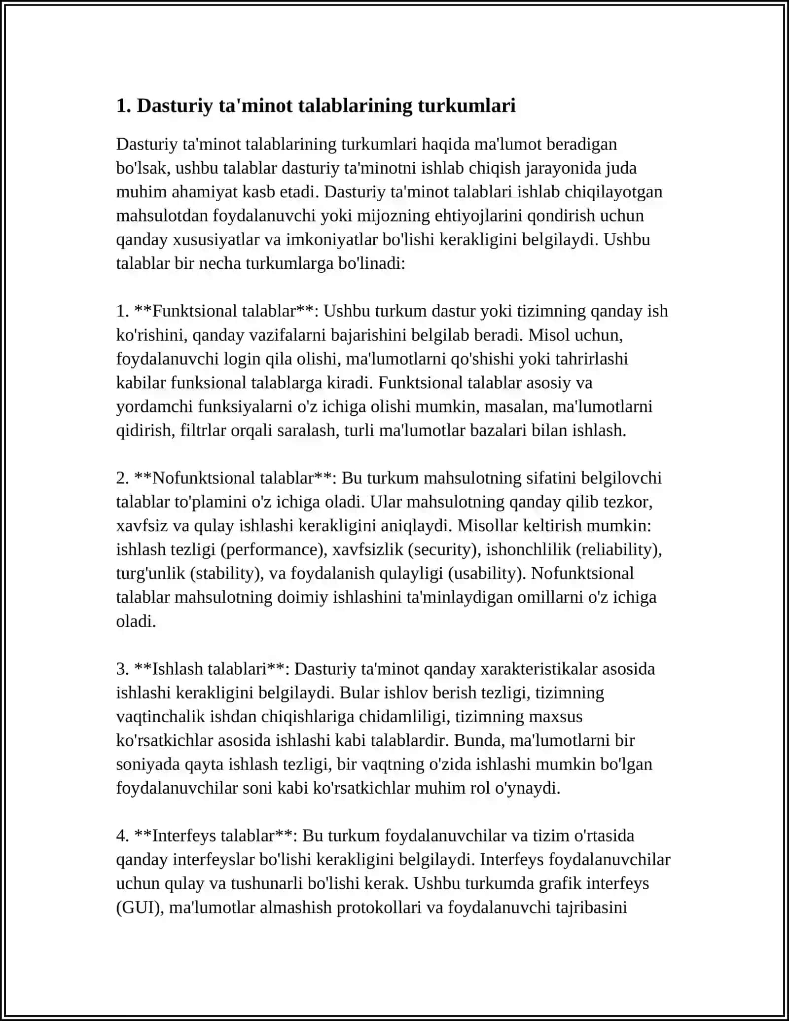 RELELARGA BOʻLGAN TALABLAR TURLARI VA TUZILISHI HAMDA ULARNING ISHLASH REJIMLARI 3