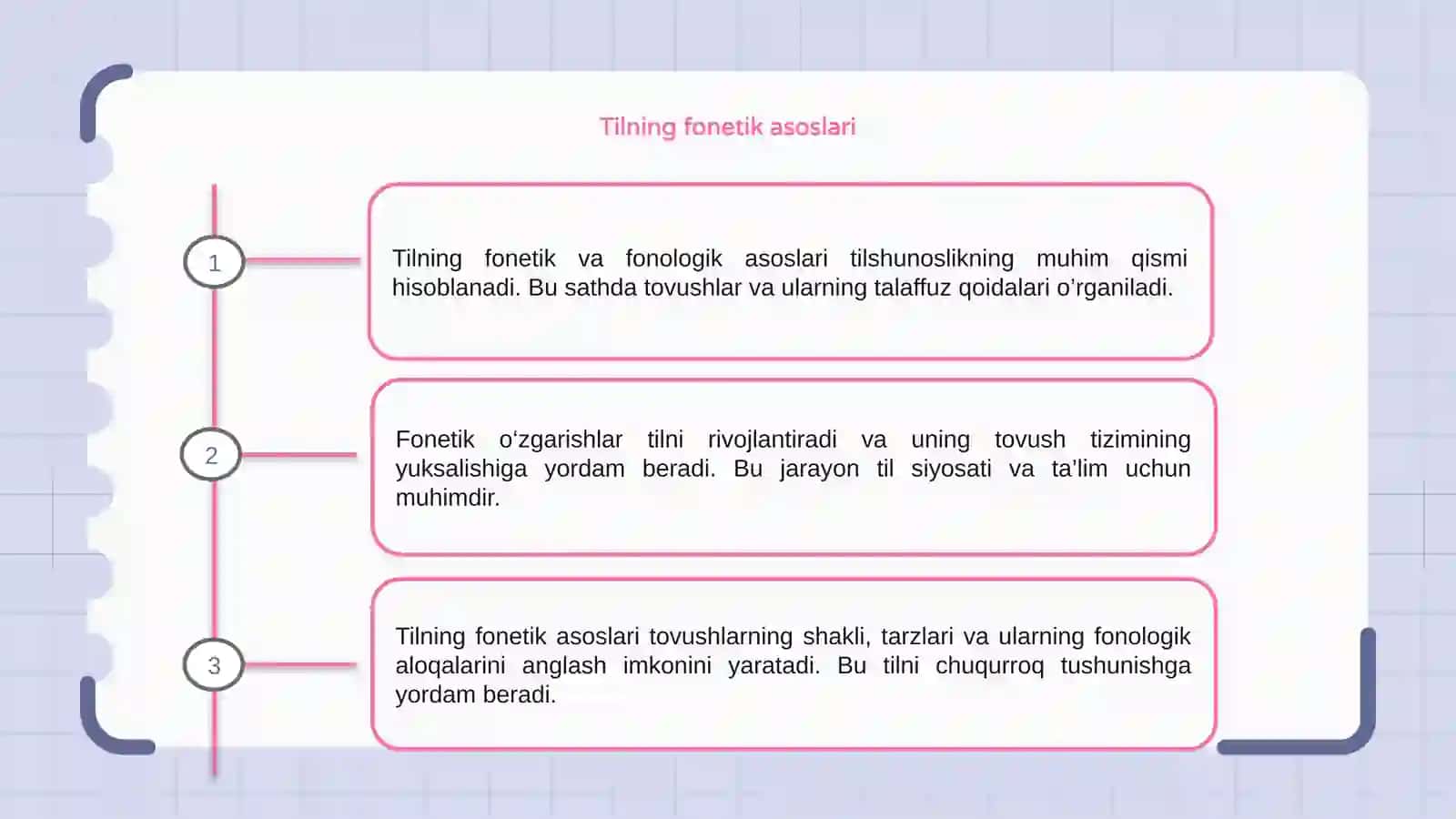 Tilning fonetik-fonologik sathi 3