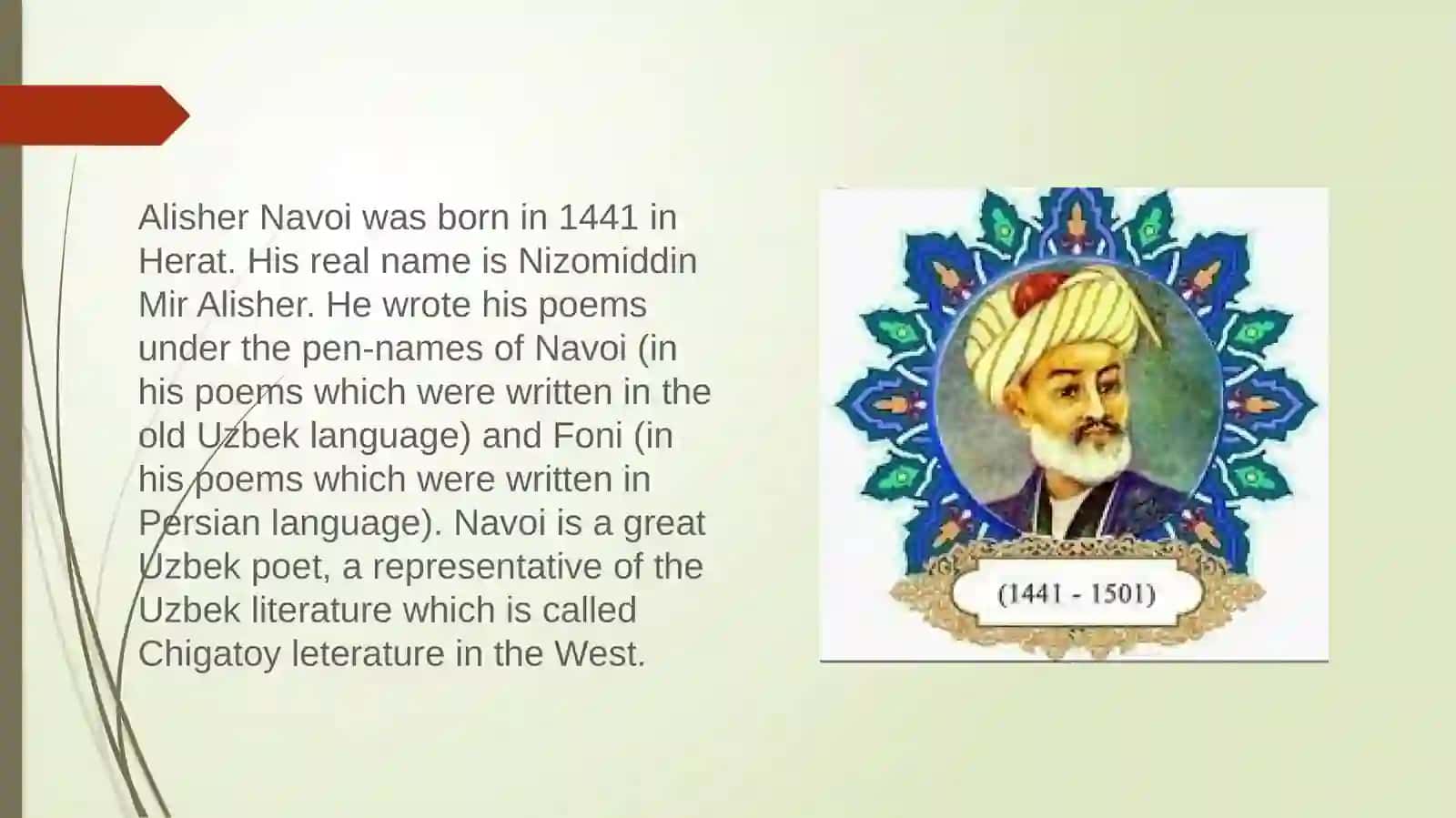 Alisher Navoi in English 3
